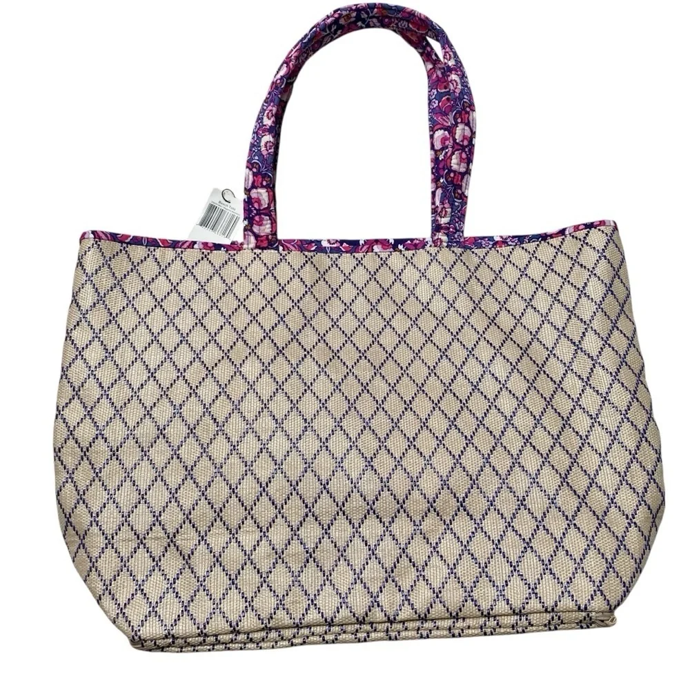 Vera Bradley NWT 3-Piece Beach Tote Travel Bag Crossbody Wristlet Set